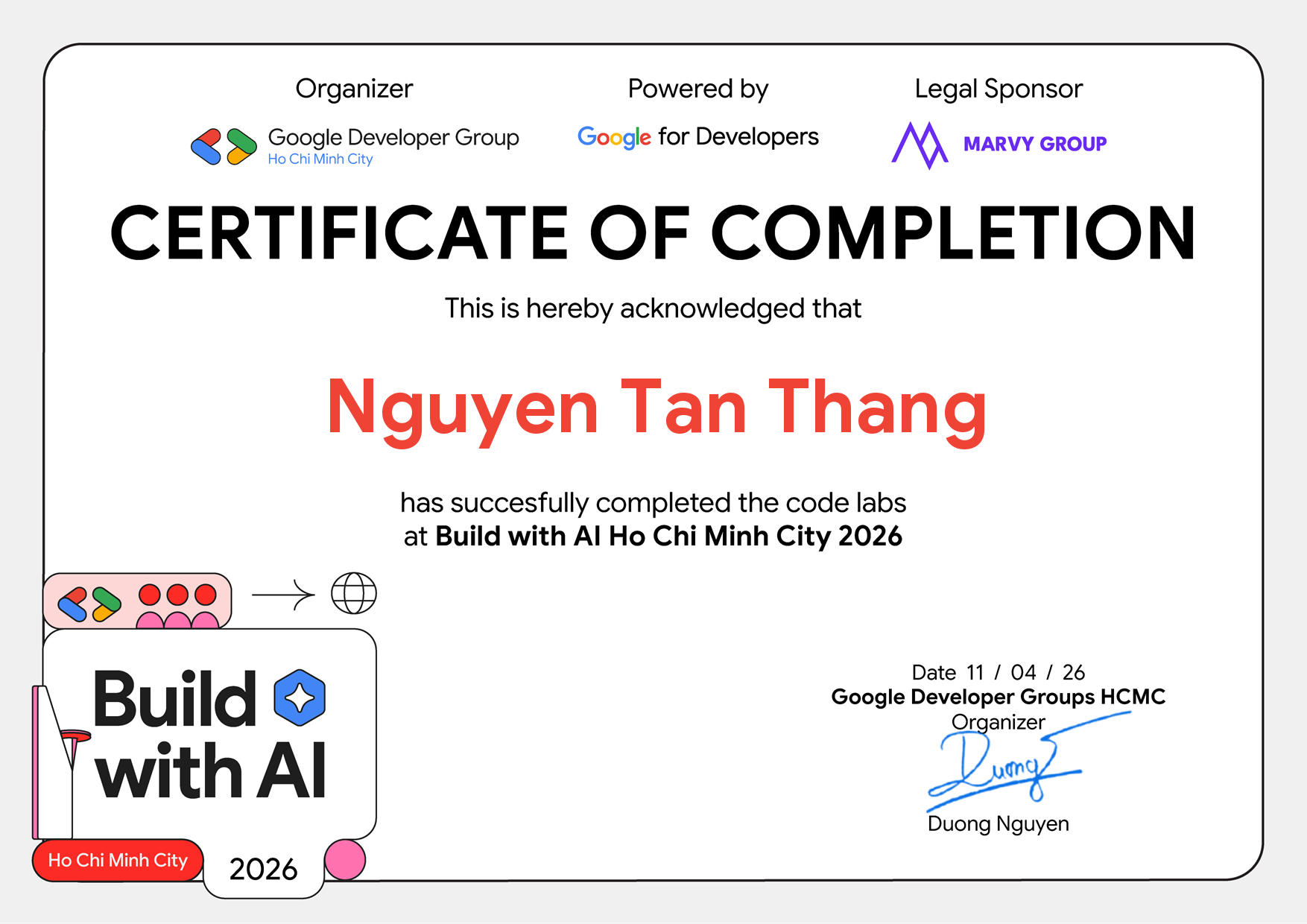 Build with AI Ho Chi Minh City